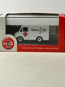 Lledo Olympics Atlanta 1996 Coca Cola Panel Van with Box - Picture 1 of 11