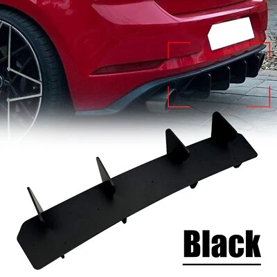 Auto Heckdiffusor Spoiler Seitenspoiler 4 Lamellen Für VW Golf 7.5 MK 7.5 GTI - Bild 1 von 4