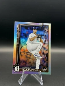2025 Topps Update Series Base Bryan Sammons RC Detroit Tigers #US198 - Picture 1 of 2