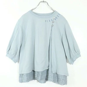 Pink Houselayered style top watercolor gradually ruffled loan & 5 Used RCST-0 - Picture 1 of 9