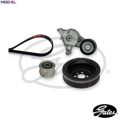 VRIBBED BELT SET K176PK1053 FOR VW SEAT AVQ 1.9L 4cyl TOURANBKD/CFHC 2.0L 4cyl - Image 1 of 4