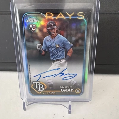 Tristan Gray 2024 Topps Chrome #RA-TGR  /499 Auto Rays White Sox REFRACTOR - Image 1 of 2