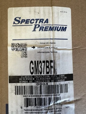 Spectra premium Fuel Tank GM37BFI Fuel Injected Gas Chevy chevelle malibu SS - Image 1 of 4