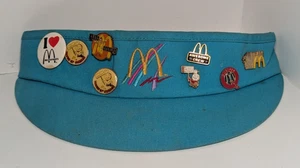 Lotto 8 spille da bavero McDonald's vintage promozioni equipaggio con rara visiera teal anni 90 - Foto 1 di 14