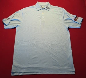 TITLEIST FOOTJOY GOLF POLO SHIRT MENS LARGE LIGHT BLUE ATHLETIC EUC - Picture 1 of 11
