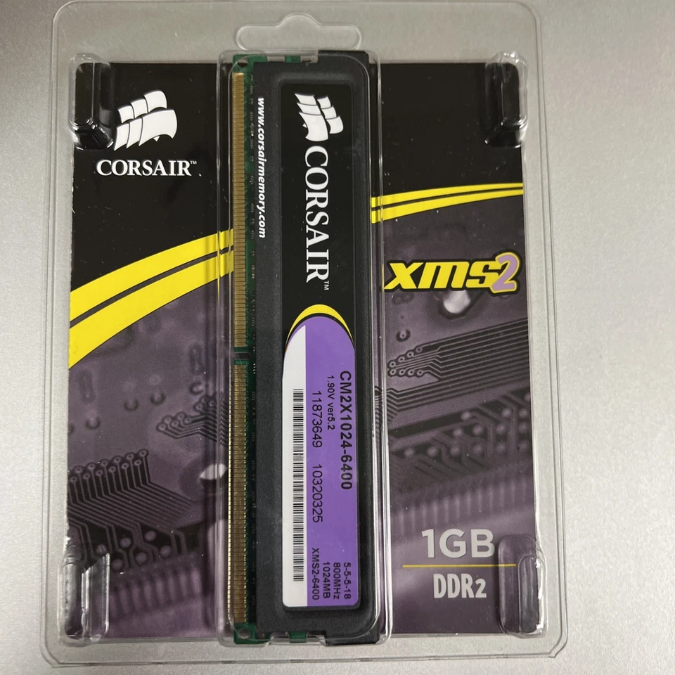 Corsair XMS2 DDR2 Xtreme Performance CM2X1024-6400 1.90V Ver 5.2 800MHz 1024MB - Image 1 of 2