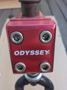 Odyssey "Bang" BMX Bike Stem - 1-1/8" Threadless Headset - fits 7/8" bars - Red  - Picture 1 of 10