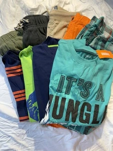 Lot Of 9 Boys Size 10 Summer Mix & Match Shirts Shorts Gymboree Old Navy - Picture 1 of 10