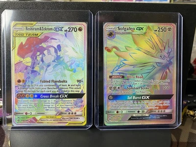 Pokemon TCG Reshiram & Zekrom GX (Secret) 259/236 and Solgaleo GX 155/159 !! - Image 1 of 4