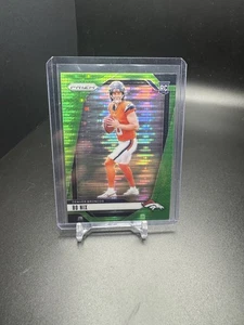 2024 Panini Prizm - Rookies Bo Nix #309 Neon Green Pulsar Prizm (RC) - Picture 1 of 2