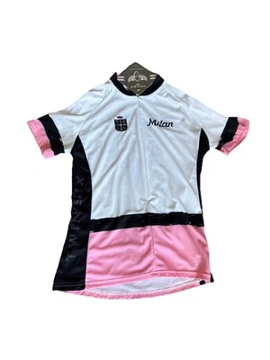 Twin Six Women’s Cycling Jersey Large White Pink Speedy Bike Club Milan - Image 1 of 4