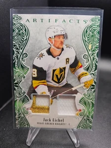 2025-26 Artifacts Jack Eichel 2-Color Game Worn Patch Jersey Emerald /35 #135 - Picture 1 of 2