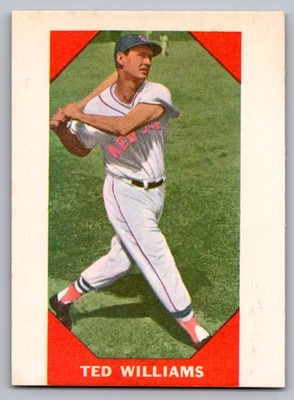 Fleer #72 Ted Williams Red Sox 1960 Foto 1 de 3