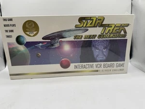Star Trek The Next Generation Interactive VCR Board Game Klingon ChallengeSEALED - Picture 1 of 6