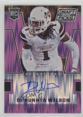 2016 Panini Prizm Collegiate Draft Picks /99 De'Runnya Wilson Rookie Auto RC - Image 1 of 2