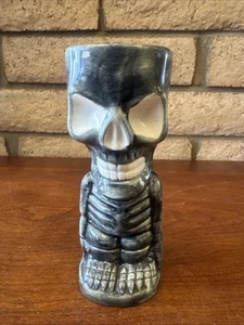 Skeleton Tiki Mug Skull Halloween Polynesian Hawaii Hawaiiana - Picture 1 of 10