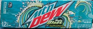 Mountain Dew Baja Blast 12 Pack Cans Best By July 14, 2025 - Picture 1 of 4