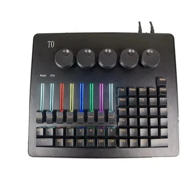 New T0 Stage Light DMX Fader Wing for command dmx control onpc W/LED +bag - Image 1 of 4