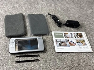 Nokia N800 Vintage Very Rare - Tested w/ Wall and USB Charger - Good Condition - Picture 1 of 6