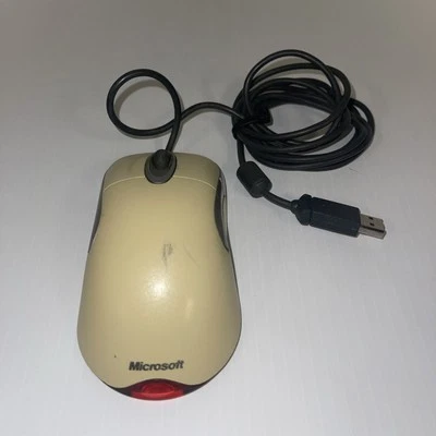 Vintage Microsoft intellimouse Optical USB Wheel Mouse 1.1/1.1a Tested - Image 1 of 4