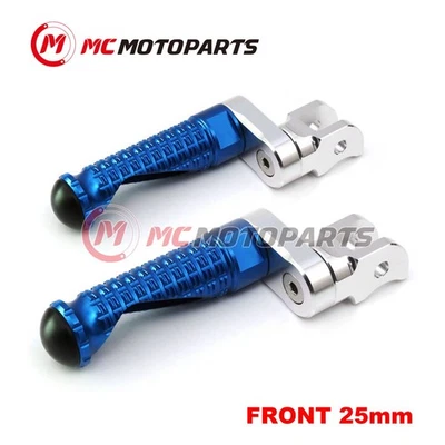 Para Ducati Monster S2R 800 05-07 06 05 MPRO 25mm Bajadora AZUL Pies Piloto Foto 1 de 4