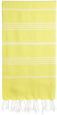 Padishah Home,XXL 100% 土耳其棉浴海滩健身房泳池瑜伽毛巾 39 英寸 X 70 — 第 1/4 张图片