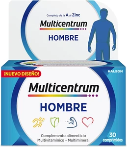 Multicentrum Hombre Complemento Alimenticio Multivitamínico y Multimineral - Imagen 1 de 8