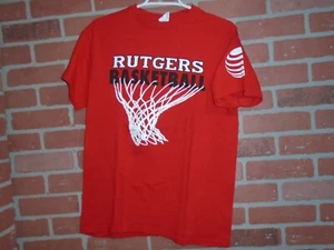 RUTGERS UNIVERSITY BASKETBALL STADIUM GIVEAWAY TSHIRT ADULT MEDIUM - Picture 1 of 3