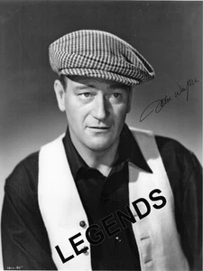 John Wayne  AUTOGRAPHED   "THE QUIET MAN"  8x10 B & W Reprint Photo 1-JW - Picture 1 of 1