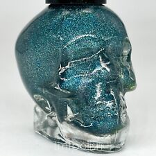 New Hot Topic Blackheart Skull Nail Polish - Teal Galaxy (Holo)  0.4 fl oz