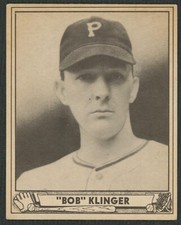 1940 Play Ball #165 Bob Klinger  ~EX  Pittsburgh Pirates