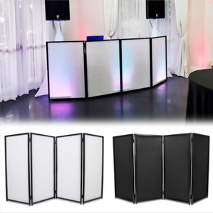 For DJ Event Facade White/Black Scrim Metal Frame Booth +Travel Bag Case