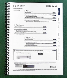 Roland LX-17 LX-7 Owner's Instruction Manual: 30 Pages & Protective Covers! - Bild 1 von 1