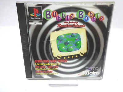 Gioco PS1 / Playstation 1 - Bubble Bobble feat. Isole Arcobaleno (con scatola originale) (PAL) - Immagine 1 di 3