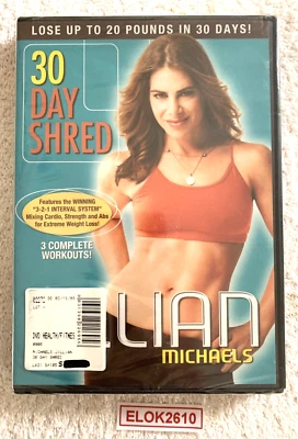 Jillian Michaels 30 Day Shred DVD Lose 20 Pounds New Sealed - Image 1 of 4