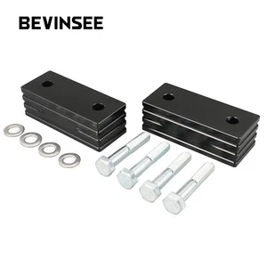 Juego de pares de elevadores espaciadores de capó BEVINSEE negros para Jeep Cherokee XJ 1984-2001 - Imagen 1 de 12