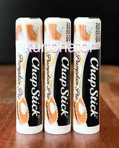 Chapstick PUMPKIN PIE Lip Balm Lot of 3 NEW & Sealed - Picture 1 of 2