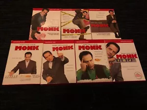 MONK SEASONS 1-8, DVDS, SEPERATE THICKER BOX SETS, VG-GREAT SHAPE - Picture 1 of 2