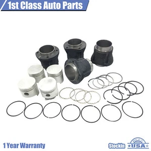 Engine Piston Cylinder Set w/ 85.5mm Std. fit VW Super Beetle Ghia Thing 1.6L - Picture 1 of 8