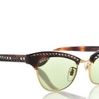 Gucci GG0153S 003 Havana & Gold Brown Crystals Sunglasses Sonnenbrille 49-18-145