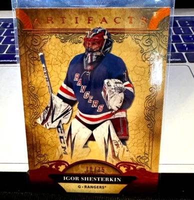 2020-21 Upper Deck Artifacts - Autumn #98 Igor Shesterkin /75 MINT RARE - Image 1 of 4