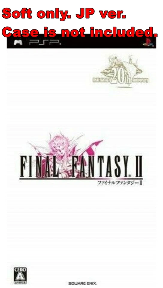 Sony PSP Soft Only Final Fantasy II Japan PlayStation Portable - Image 1 of 1