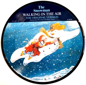 NM/NM! The Snowman Walking In The Air (Peter Autry) 7" Picture Disc VINYL 45 - Picture 1 of 2