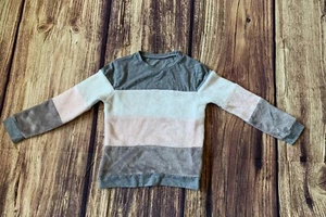 BCBG Girl's Long Sleeve Soft Multicolor Pullover Sweatshirt Size: S (7/8) - Picture 1 of 6