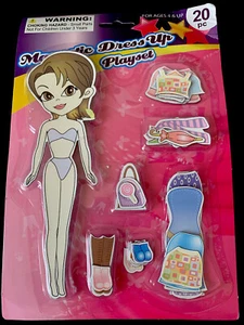 Magnetic Dress-Up Play Set Pop Star 20 Pieces New R3/2 - Picture 1 of 5
