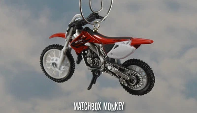 Honda CR250R Motorcycle Dirt Bike 250 Custom Christmas Ornament 1:32 124cc CR250 - Image 1 of 4
