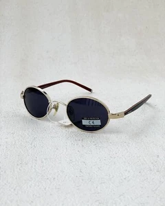 Prada Circle Vintage Gold Sunglasses - Picture 1 of 5