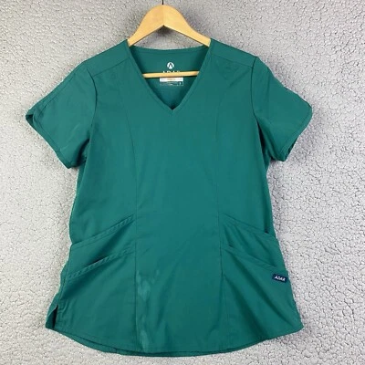 Blusa Médica Adar Pro Para Mujer Talla S Verde Bolsillos Enfermera *MANCHAS DE LEJÍA LEER* Foto 1 de 4