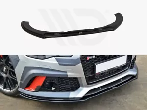 Frontdiffusor Splitter V1 Maxton Design glänzend schwarz ABS für Audi Rs6 C7 - Bild 1 von 6