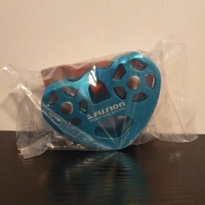 Fusion Tesa GT Dual Bearing Speed Aluminum Zip Line Trolley Pulley Blue 24KN - Picture 1 of 7